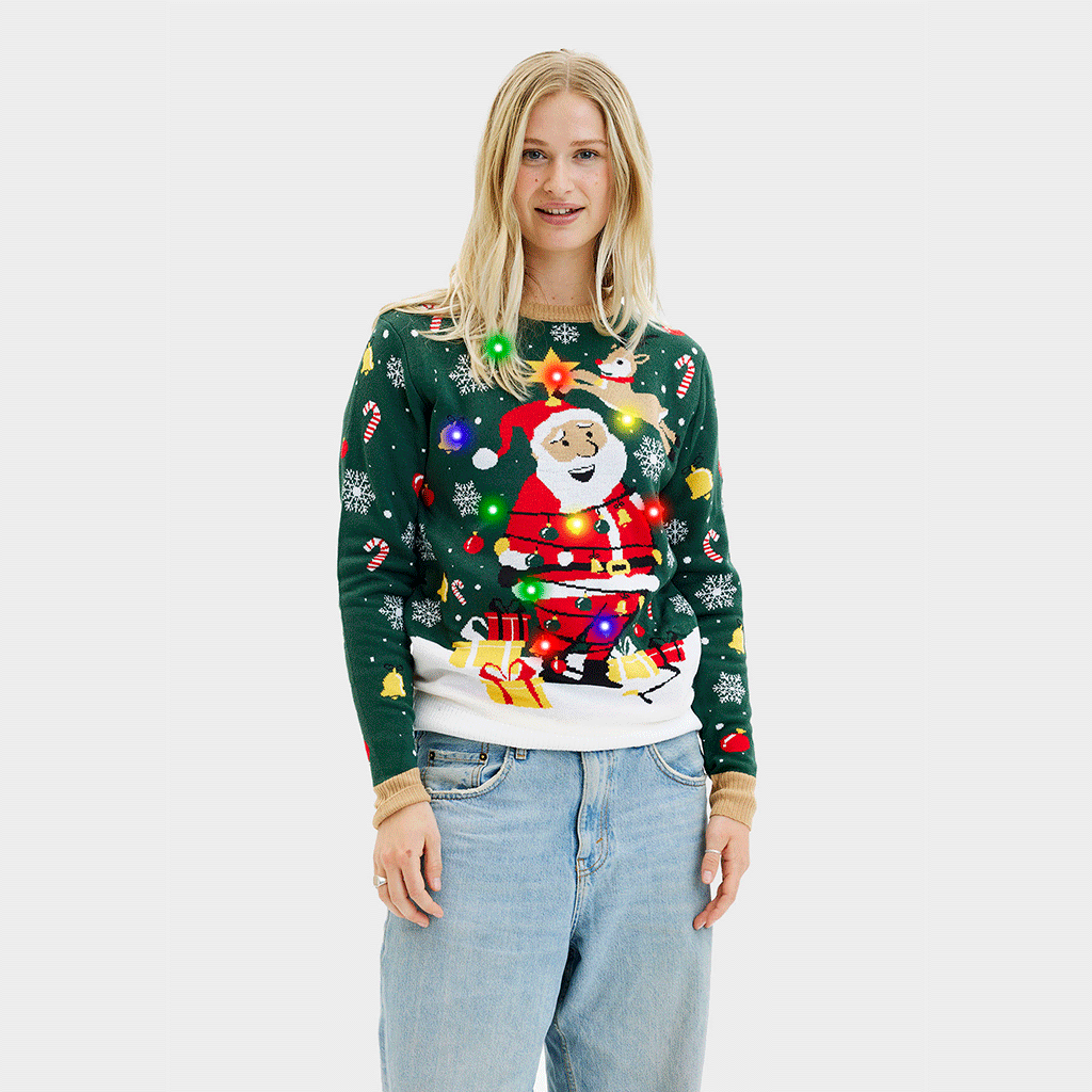 Santa Christmas Star LED - Damen